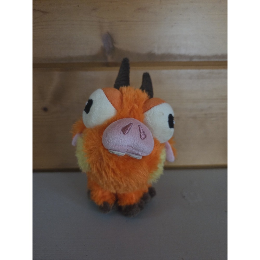 Disney Storeโ Monsters Inc University Archie Scare Pig Orange 7" Bean Plush F41